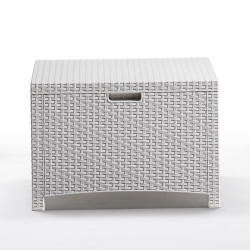 SET DE JARDIN 2 SILLONES MESA SERIE VENEZIA TERRACE WHITE BICA