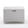 SET DE JARDIN 2 SILLONES MESA SERIE VENEZIA TERRACE WHITE BICA