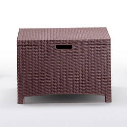 SET DE JARDIN 2 SILLONES MESA SERIE VENEZIA TERRACE BROWN BICA