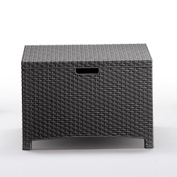 SET DE JARDIN 2 SILLONES MESA SERIE VENEZIA TERRACE GRAPHITE BICA