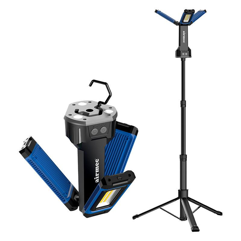 TRIPODE LED TELESCOPICO BATERIA 4000 LUMENS AIRMEC