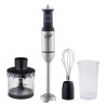 BATIDORA DE MANO INOX 1700W CON ACCESORIOS CUCHILLA PICA HIELO LARRYHOUSE