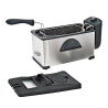 FREIDORA INOX 3 LITROS LARRYHOUSE 2000W