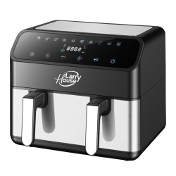 FREIDORA DE AIRE CALIENTE DOBLE DIGITAL 4242 LITROS LARRYHOUSE 2000W