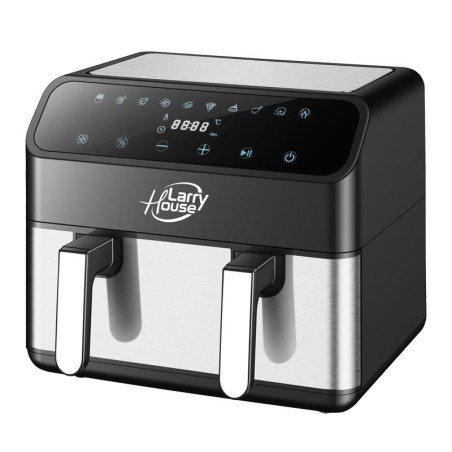 FREIDORA DE AIRE CALIENTE DOBLE DIGITAL 4242 LITROS LARRYHOUSE 2000W