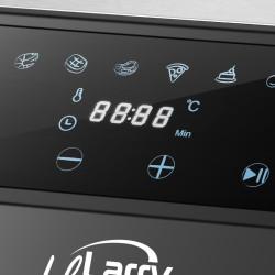 FREIDORA DE AIRE CALIENTE DOBLE DIGITAL 4242 LITROS LARRYHOUSE 2000W