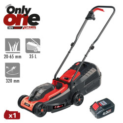 CORTA CESPED 20V 35 LITROS ONLY ONE AICER 1X 40AH