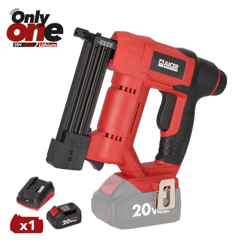 GRAPADORA CLAVADORA 20V ONLY ONE AICER 1X 40AH