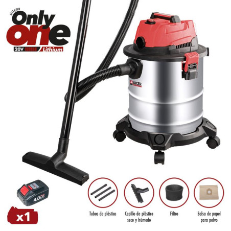 ASPIRADORA 20 LITROS 20V ONLY ONE AICER 1X 40AH