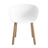 SILLA ESTILO ESCANDINAVO BLANCA SERIE NOAH MOMI 55X50X77CM