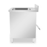 FREGADERO INOXIDABLE CON 1 PUERTA LARRYHOUSE 60X70X85 CM