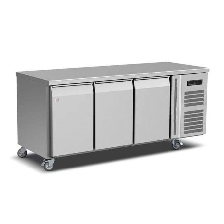 MESA FRIA 3 PUERTAS INOXIDABLE INDUSTRIAL LARRYHOUSE 1795X70X85 CM