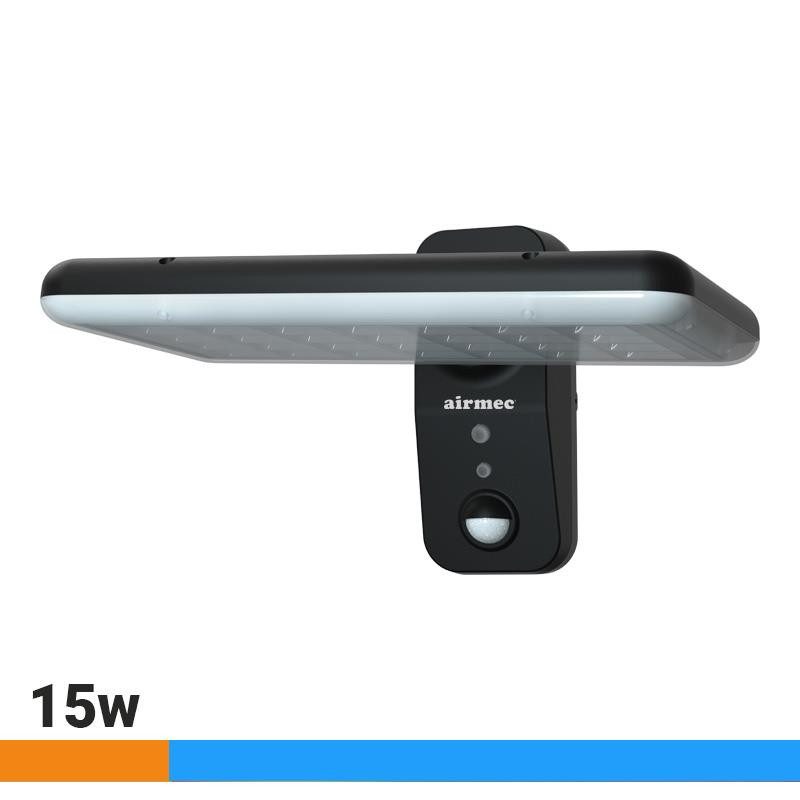 LUZ SOLAR LED CON SENSOR AIRMEC 2000 LUMENS 15W