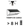 APLIQUE SOLAR LED LUZ FRIA AIRMEC 5W 980 LUMENS