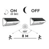 APLIQUE SOLAR LED LUZ FRIA AIRMEC 5W 980 LUMENS