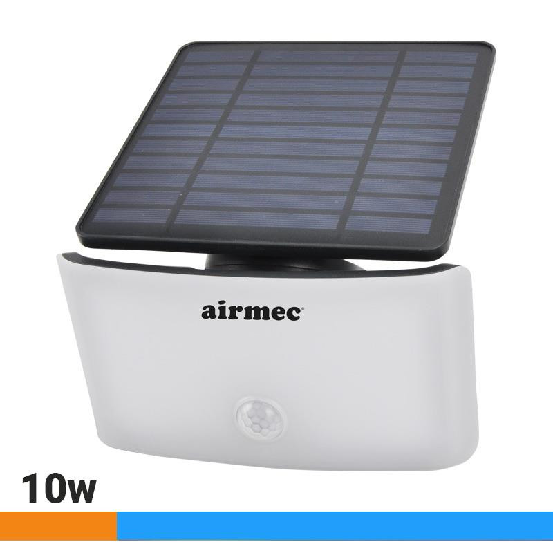 FOCO SOLAR LED LUZ FRIA AIRMEC 10W 1080 LUMENS