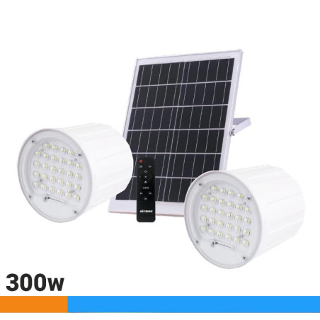 FOCO SOLAR DOBLE COLGANTE SERIE COMETA AIRMEC 300W 1000 LUMENS