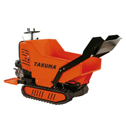 CARRETILLA ORUGA CON PALA DUMPER TAKUMA 500 KGS 9HP