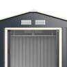 CASETA DE METAL PUERTAS CORREDERAS ANTRACITA AIRMEC 303x301x214 CM 9M2