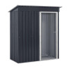 CASETA DE METAL PUERTA CORREDERA ANTRACITA AIRMEC 89x163x182 CM 15M2