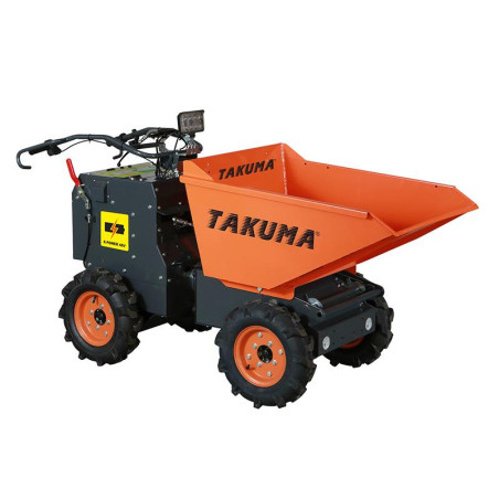 CARRETILLA ELECTRICA DE 4 RUEDAS CON DUMPER TAKUMA 1000 KGS 2X800W