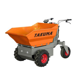 CARRETILLA ELECTRICA DE 4 RUEDAS CON DUMPER TAKUMA 500 KGS 1000W