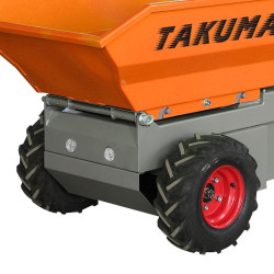 CARRETILLA ELECTRICA DE 4 RUEDAS CON DUMPER TAKUMA 500 KGS 1000W