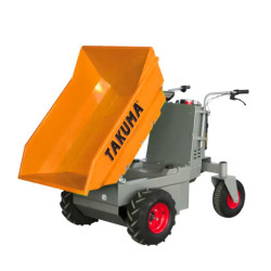 CARRETILLA ELECTRICA DE 4 RUEDAS CON DUMPER TAKUMA 500 KGS 1000W