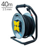 ENROLLADOR DE CABLE METALICO 40 MTS 25MM VOLTEN