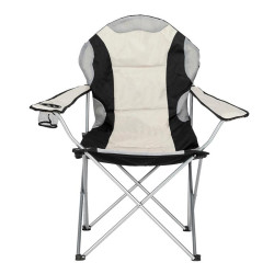 SILLA DE CAMPING PLEGABLE DONNA GARDEN GRIS BEIGE