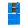CASILLERO CON PATAS METALICO AZUL 12 PUERTAS AIRMEC 1900X1000X500MM