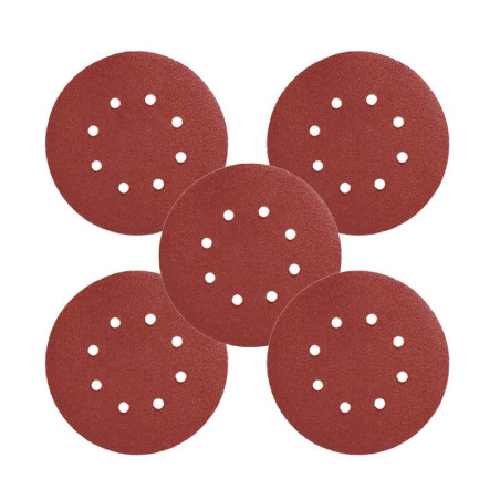 PACK 5 LIJA 150MM GR80 VELCRO AICER