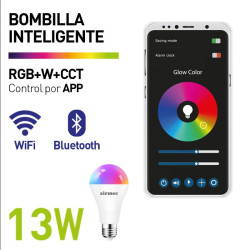 BOMBILLA LED INTELIGENTE RGB AIRMEC A65 13W