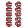 KIT DISCOS ABRASIVOS AICER 115X12X22 MM 10 PCS