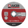 KIT DISCOS ABRASIVOS AICER 115X12X22 MM 10 PCS