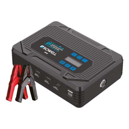 ARRANCADOR BATERIAS CON COMPRESOR SOWELL 14000 MAH