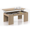 MESA CENTRO ELEVABLE ROBLE CANADIAN MOMI 43 54X100X50 CM