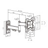 SOPORTE DE TELEVISION EXTENSIBLE 13 32 LARRYHOUSE