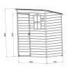 CASETA DE RESINA 96x157x186CM 15M2 AIRMEC