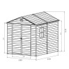 CASETA DE RESINA 241x189x212CM 45M2 AIRMEC