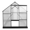 INVERNADERO DE ALUMINIO Y POLICARBONATO 250x190x207CM 48M2 AIRMEC