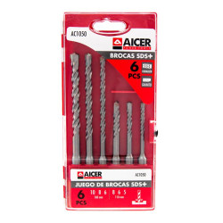 JUEGO BROCAS SDS 6 PCS AICER