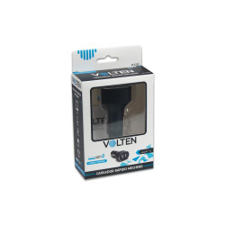 CARGADOR RAPIDO MECHERO 24V 2XUSB VOLTEN