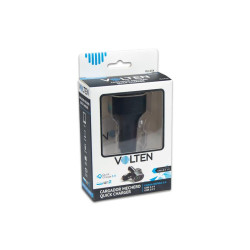 CARGADOR MECHERO QUICK CHARGER 24A 2XUSB VOLTEN