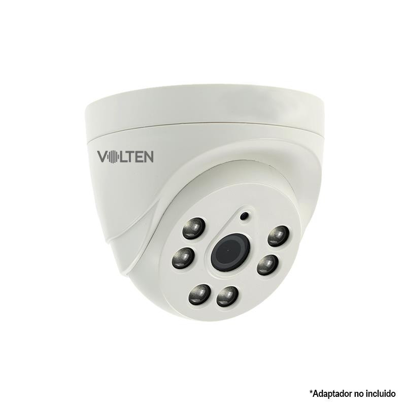 CAMARA SEGURIDAD AHD CCTV TIPO DOMO 2MP FULL HD PLASTICA VOLTEN