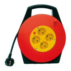 ENROLLADOR DE CABLE 5 MTS 3X15mm VOLTEN