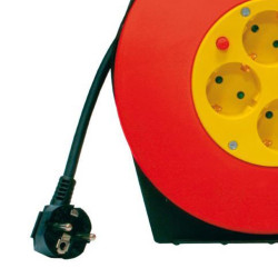 ENROLLADOR DE CABLE 10 MTS 3X15mm VOLTEN