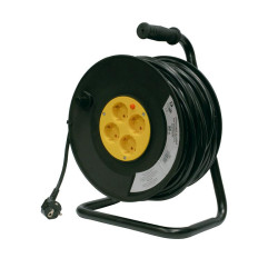 ENROLLADOR DE CABLE 50 MTS 3X15mm VOLTEN