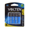 BLISTER 4 PCS PILAS ALCALINAS LR6 AA VOLTEN