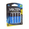 BLISTER 4 PCS PILAS ALCALINAS LR6 AA VOLTEN